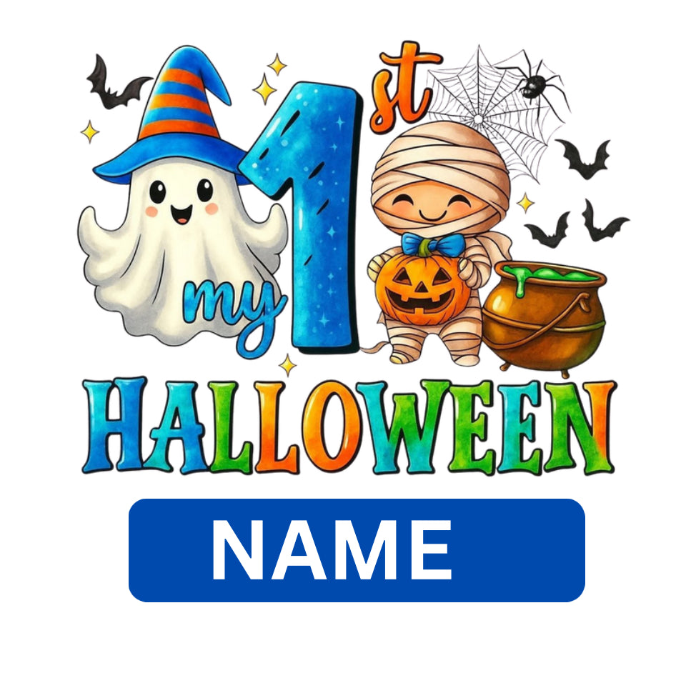 Halloween Bag Design - 1st Halloween Blue