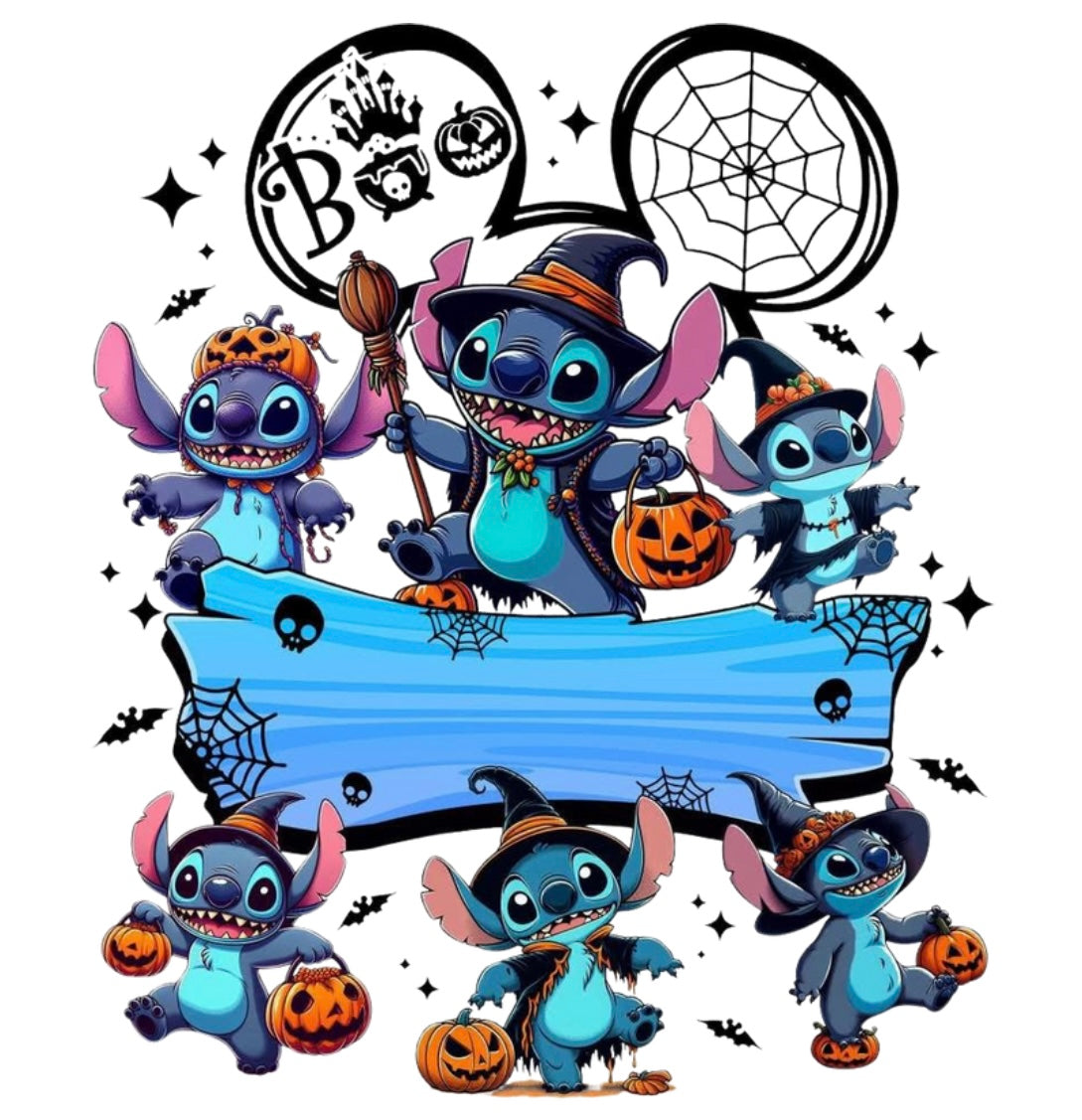 Halloween Bag Design - Stitch with Witch’s Hat