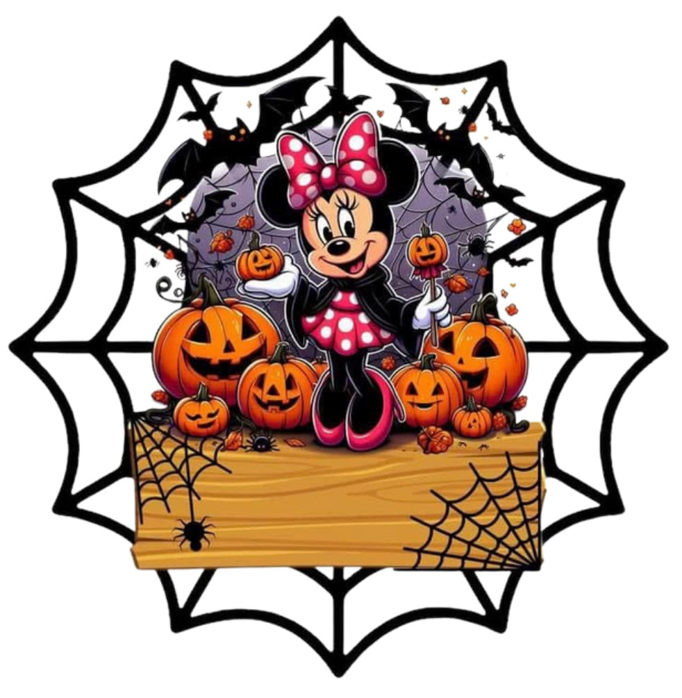 Halloween Bag Design - Minnie Spider Web