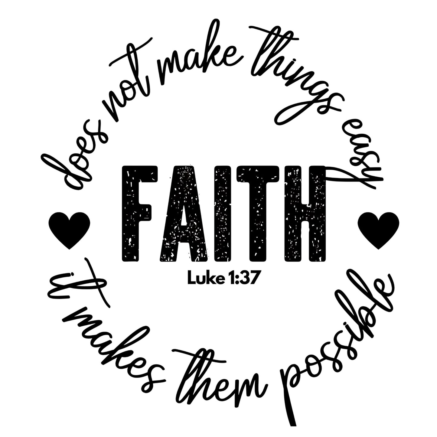 Christian Designs (to be paired with a blank shirt)