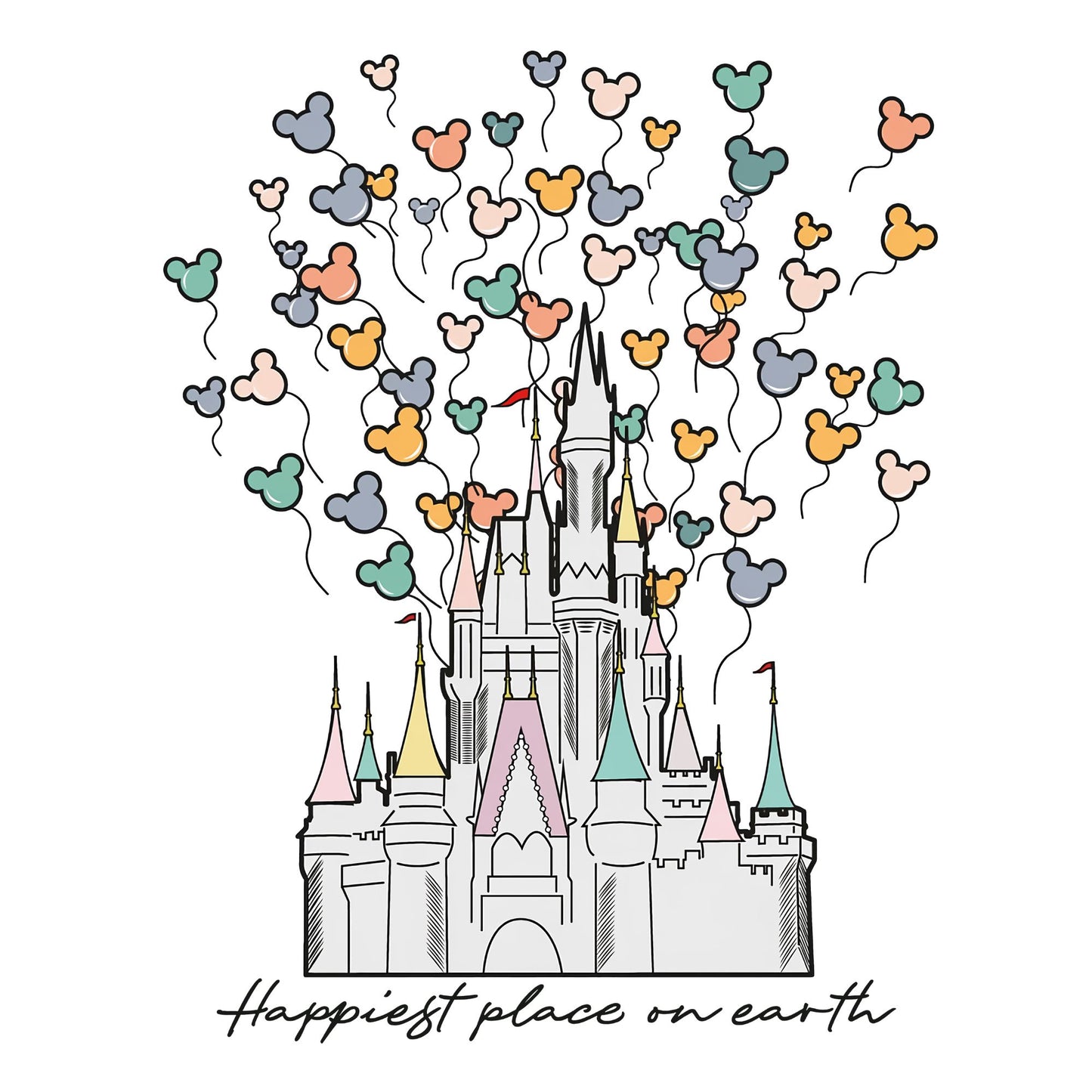 Disney Designs (to be paired with a blank shirt)