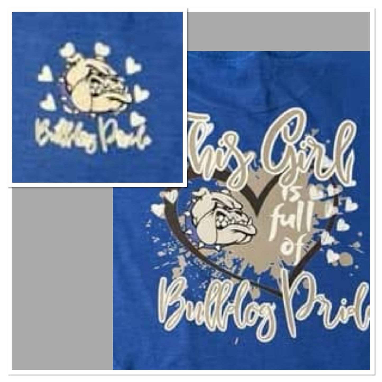 *SALE ITEM Full of Bulldog Pride Front/Back Design