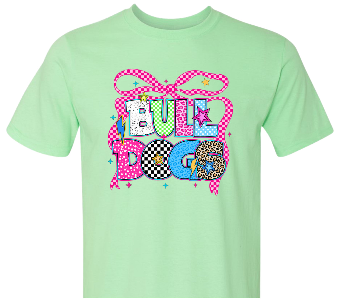 Bulldog Checkered w/Bow (Youth)