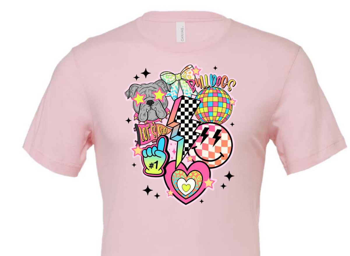 Bulldog Neon Lightning Bolt (Youth)
