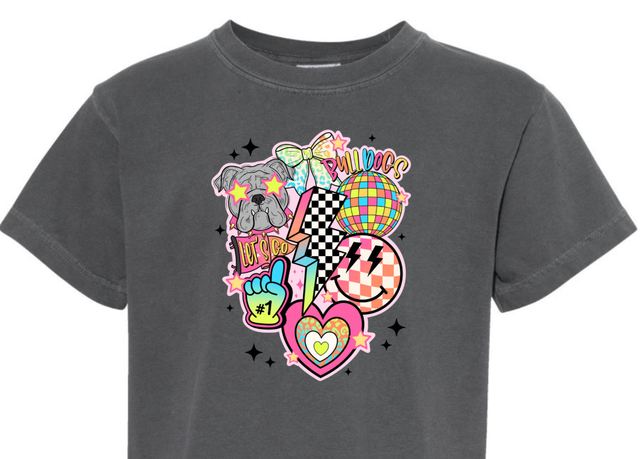 Bulldog Neon Lightning Bolt (Youth)