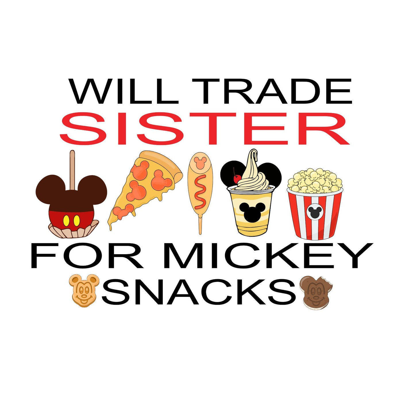 Disney Designs (to be paired with a blank shirt)
