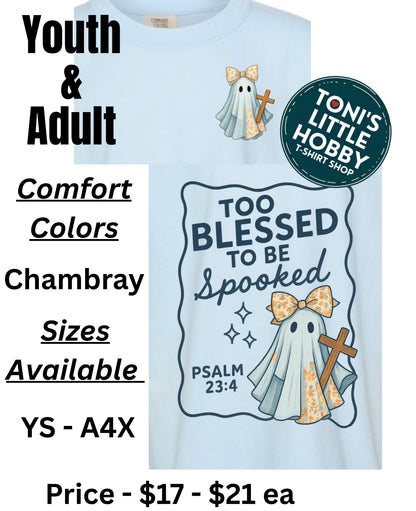 Too Blessed To Be Stressed Patchwork Ghost