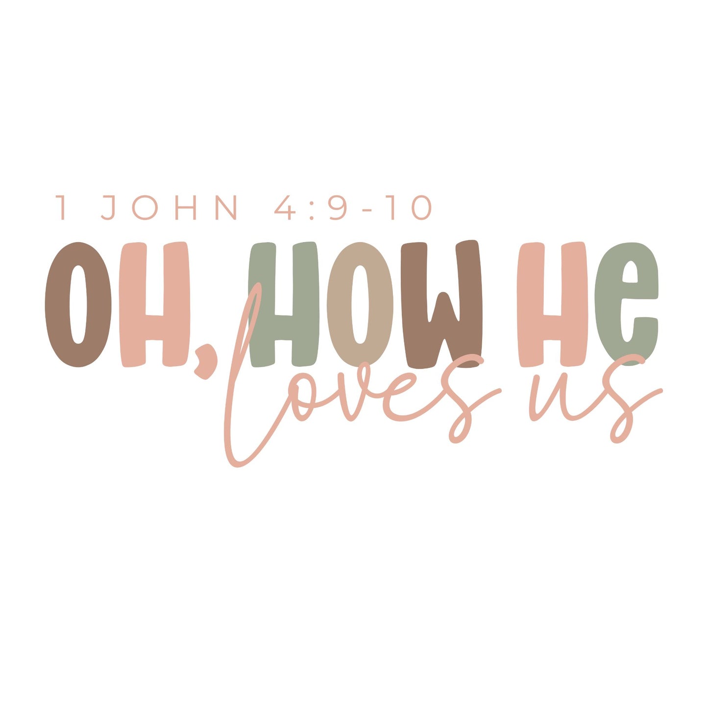 Christian Designs (to be paired with a blank shirt)