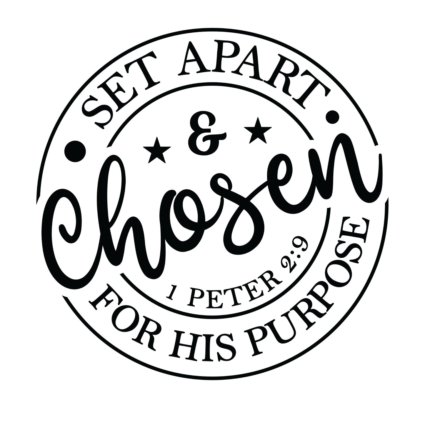 Christian Designs (to be paired with a blank shirt)