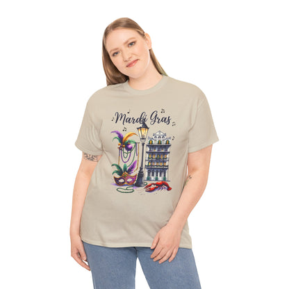 Mardi Gras Street Town Gildan T-Shirt