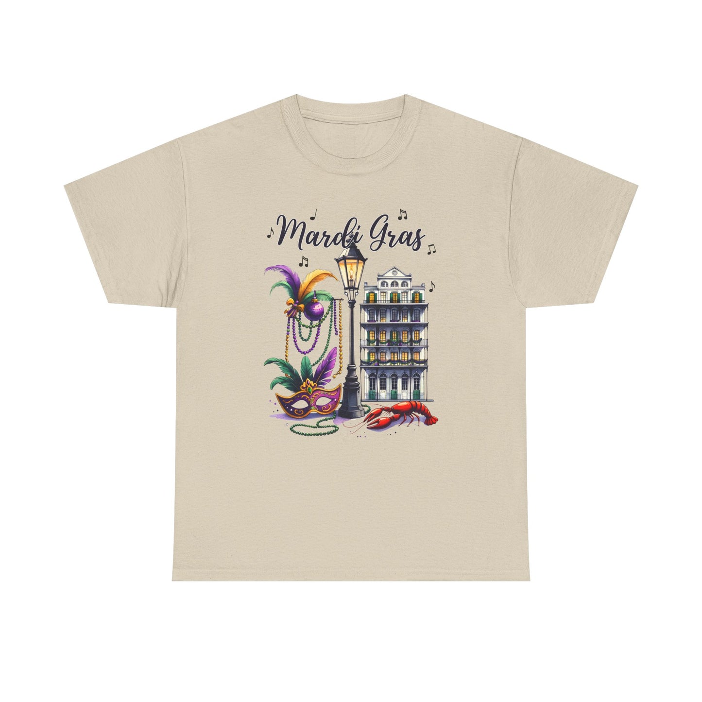 Mardi Gras Street Town Gildan T-Shirt