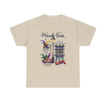 Mardi Gras Street Town Gildan T-Shirt