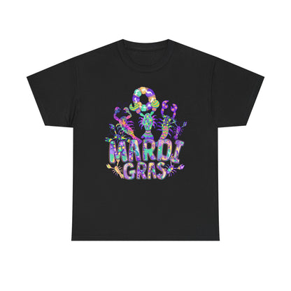 Mardi Gras Watercolor Crawfish on a Gildan T-Shirt