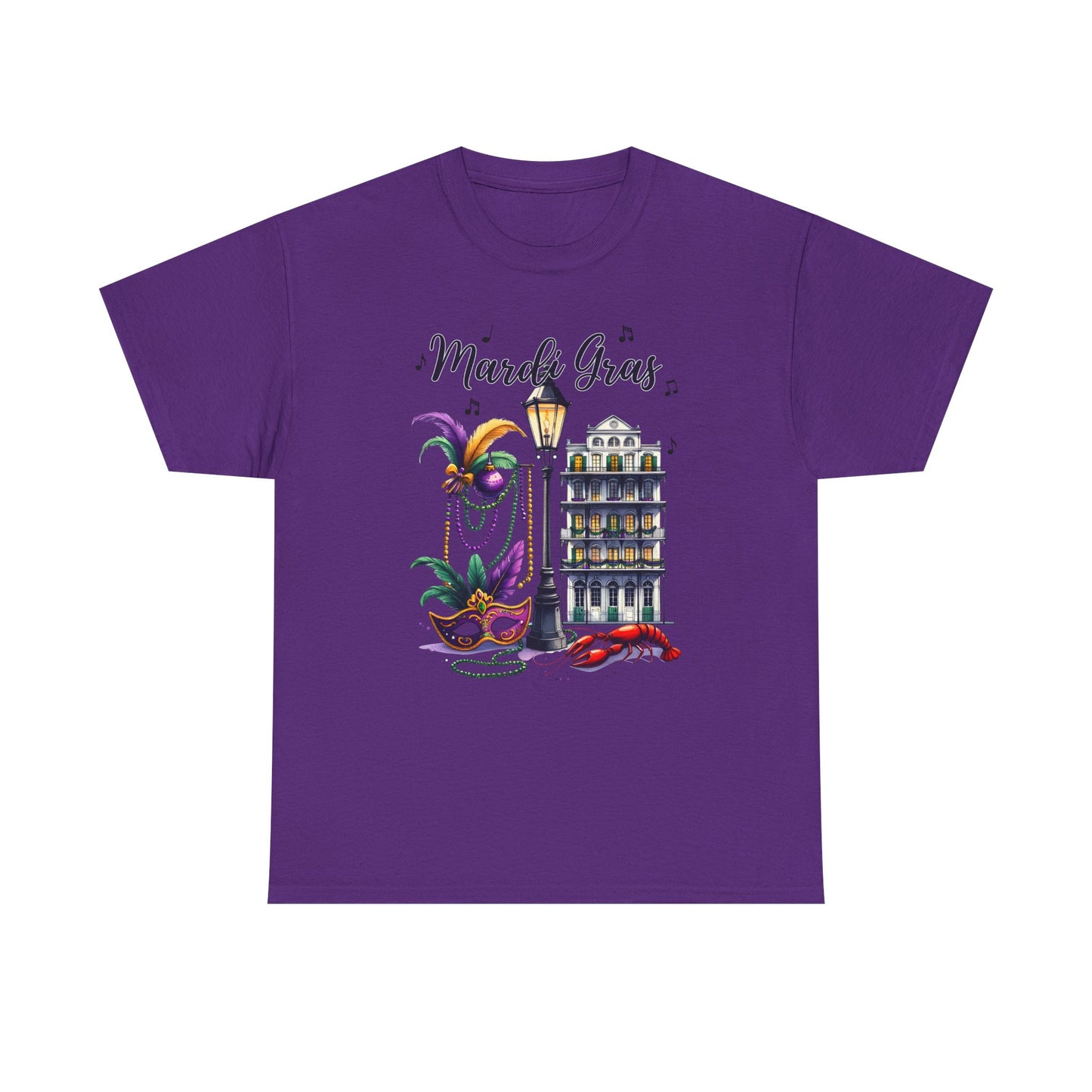 Mardi Gras Street Town Gildan T-Shirt