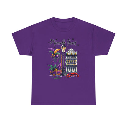 Mardi Gras Street Town Gildan T-Shirt