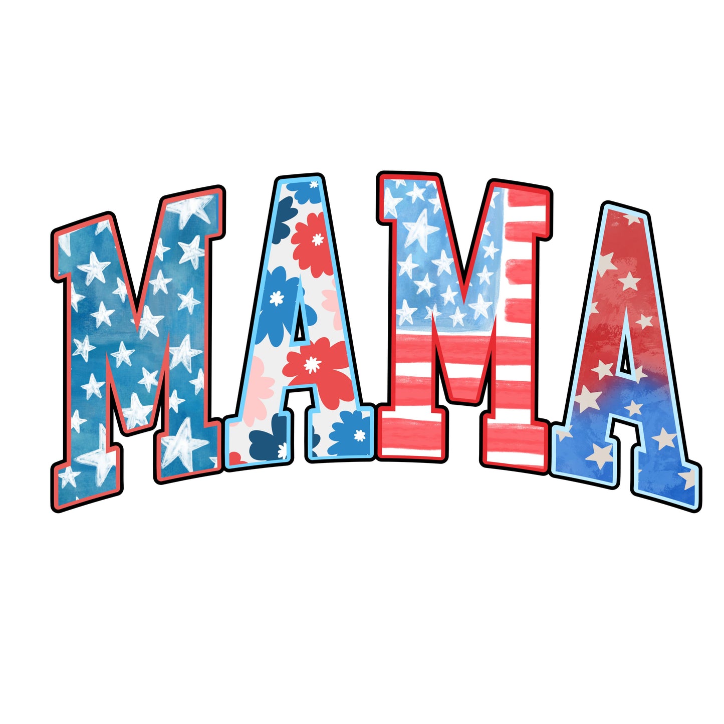 Family Name Designs (to be paired with a blank shirt)