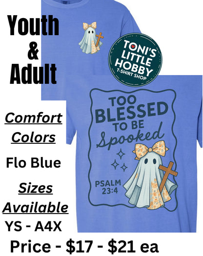 Too Blessed To Be Stressed Patchwork Ghost