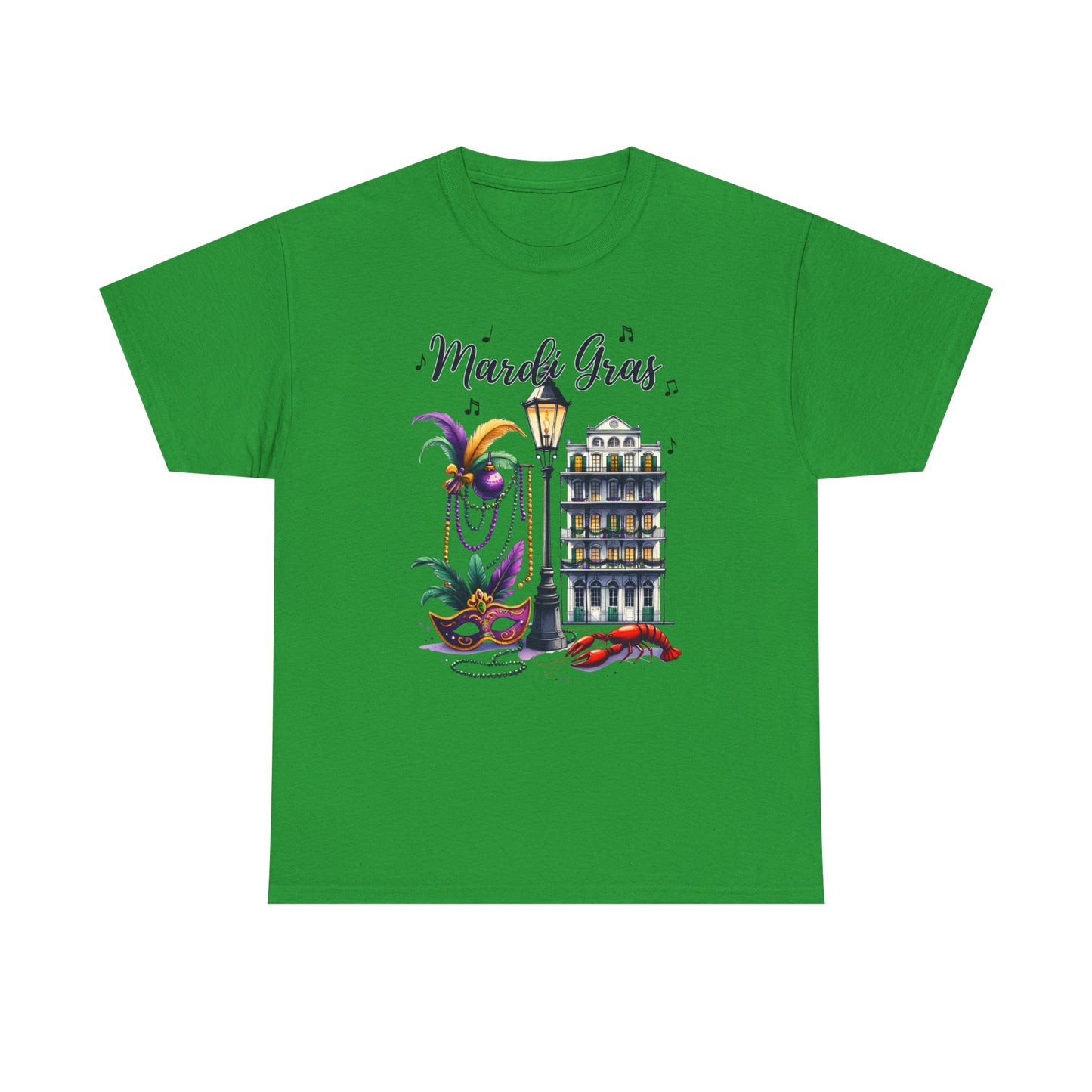 Mardi Gras Street Town Gildan T-Shirt