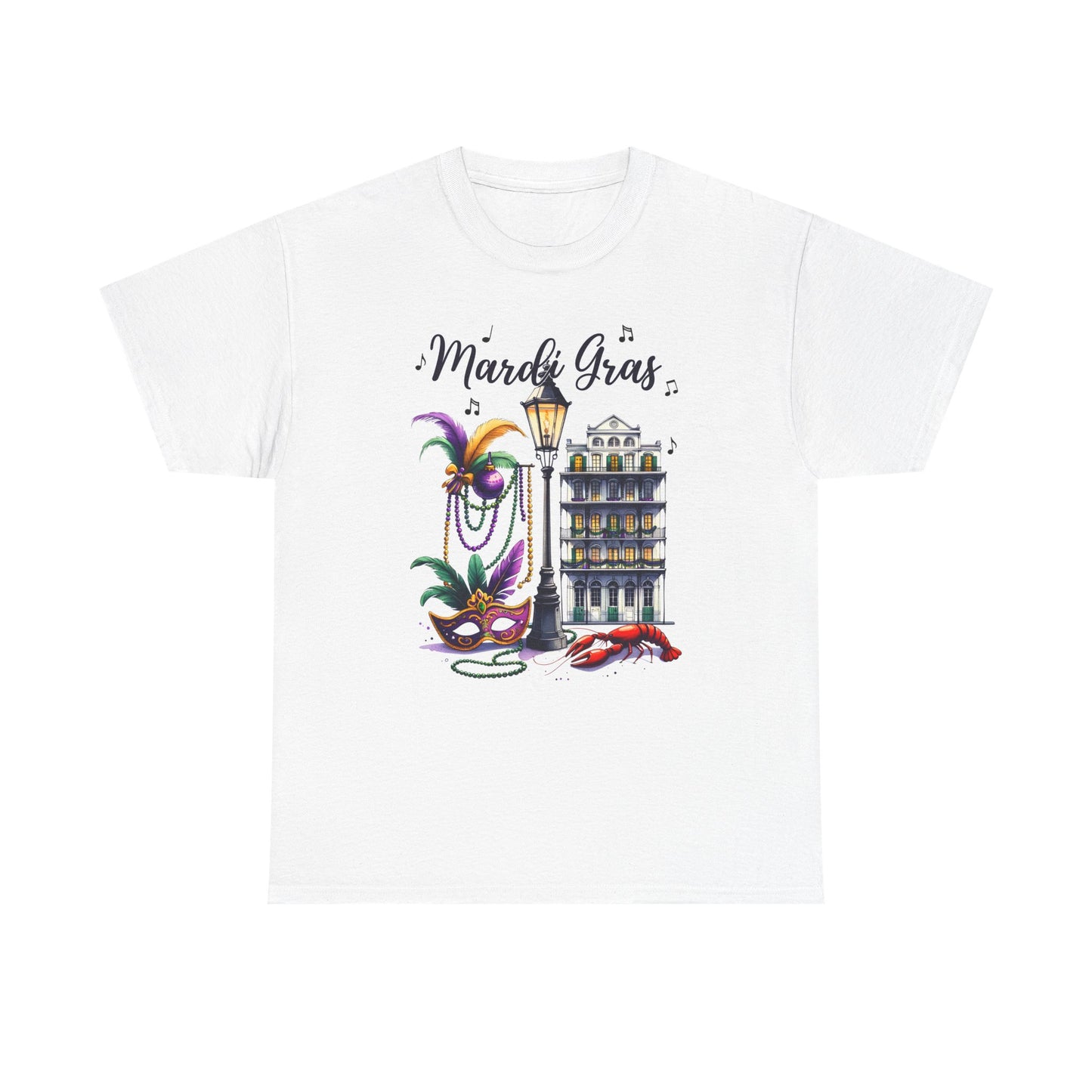 Mardi Gras Street Town Gildan T-Shirt