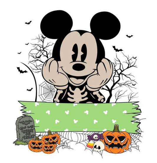 Halloween Bag Design - Mickey Head on his Hands