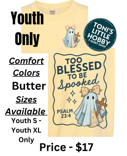 Too Blessed To Be Stressed Patchwork Ghost