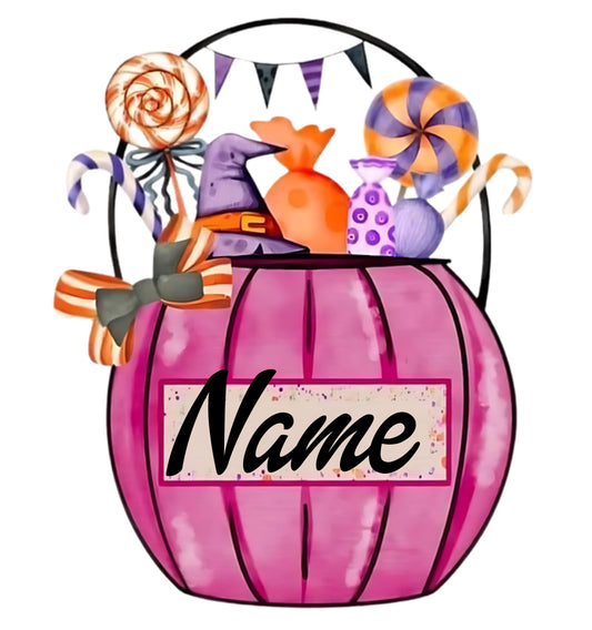 Halloween Bag Design - Pink Bucket