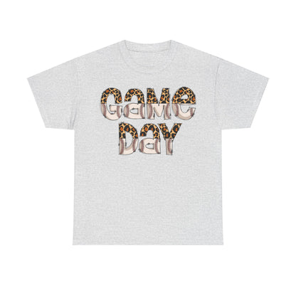 Game Day Split Leopard Print Baseball Graphic Shirt