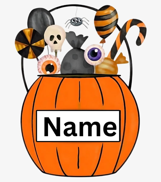 Halloween Bag Design - Orange Bucket