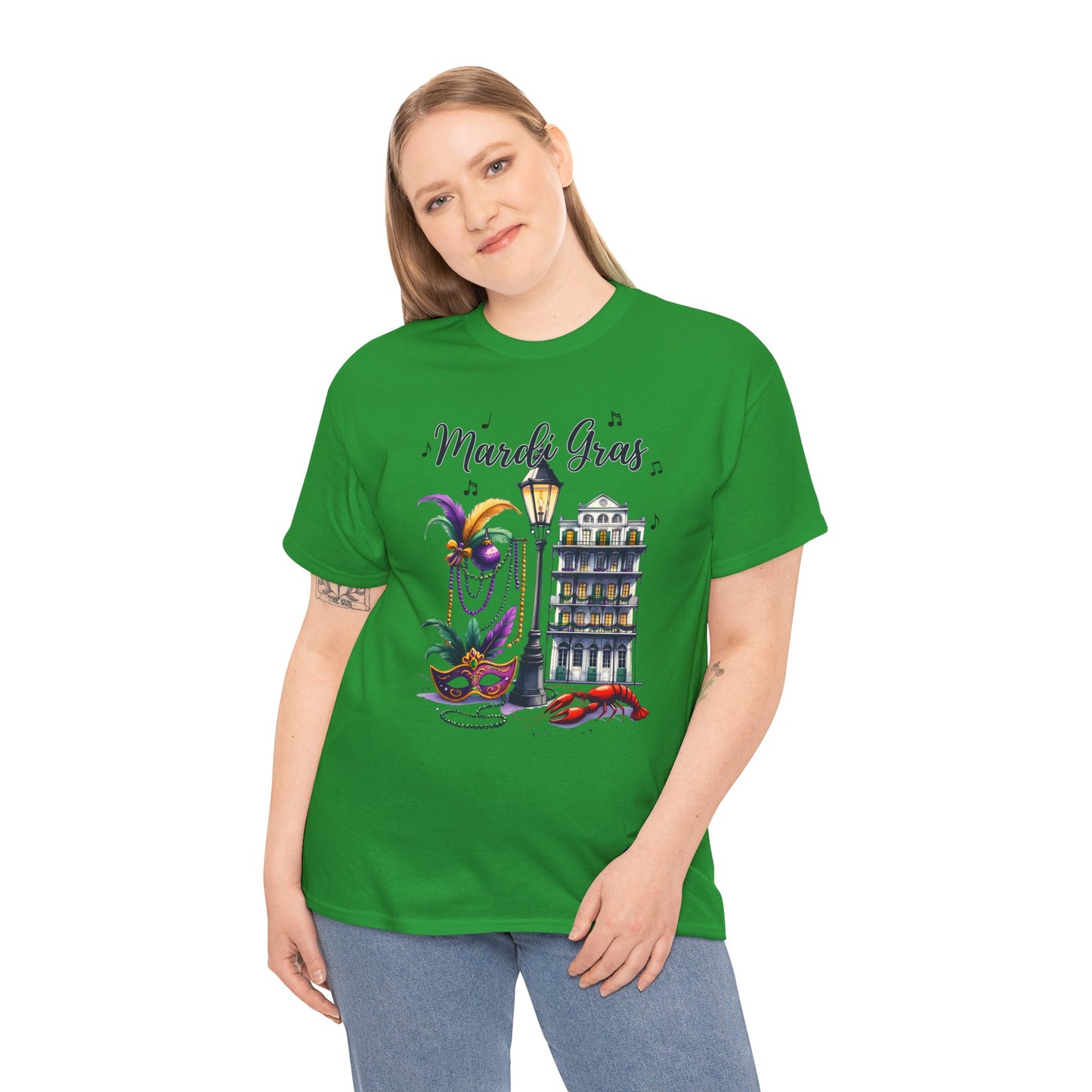 Mardi Gras Street Town Gildan T-Shirt