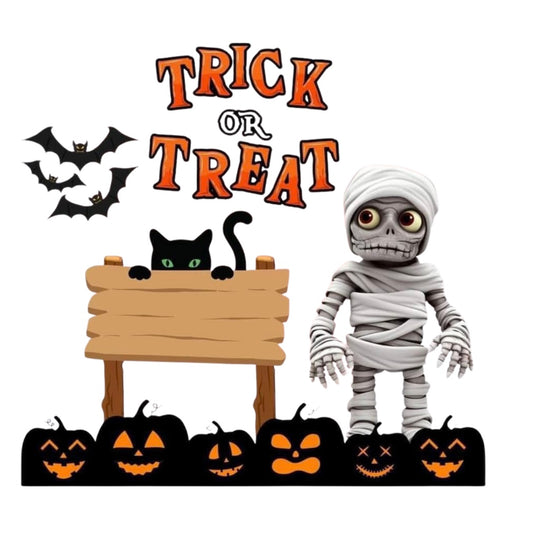 Halloween Bag Design - Trick or Treat Mummy