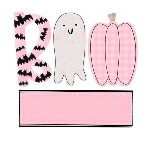 Halloween Bag Design -  Pink Pumpkin BOO