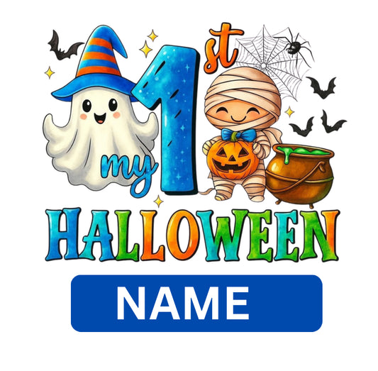 Halloween Bag Design - 1st Halloween Blue