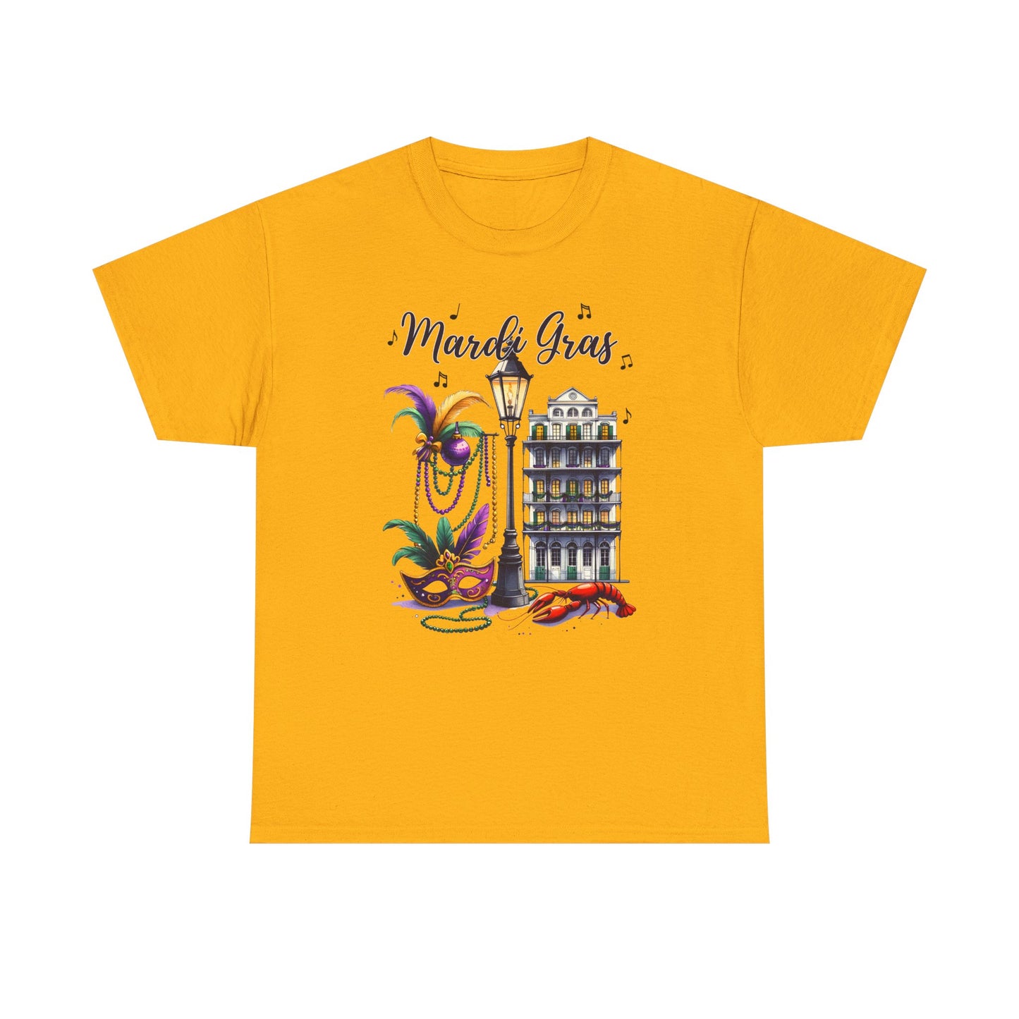 Mardi Gras Street Town Gildan T-Shirt