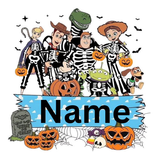 Halloween Bag Design - Toy Story Skeletons