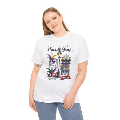 Mardi Gras Street Town Gildan T-Shirt