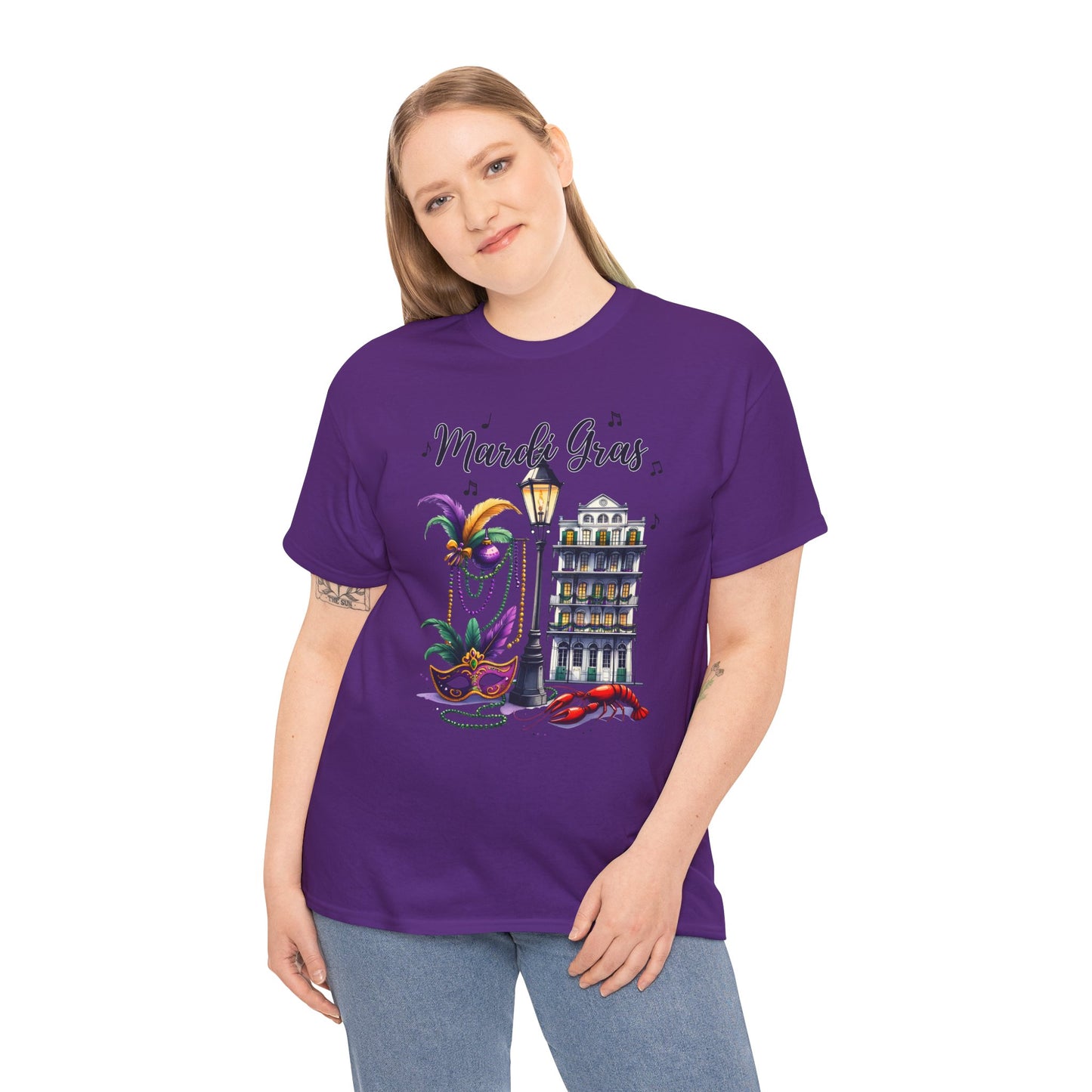 Mardi Gras Street Town Gildan T-Shirt