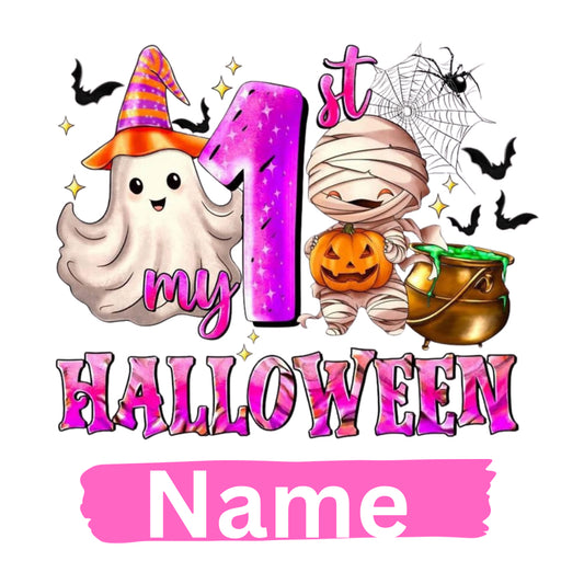 Halloween Bag Design - 1st Halloween Pink