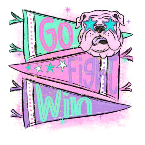 Bulldog Go Fight Win (Adult)