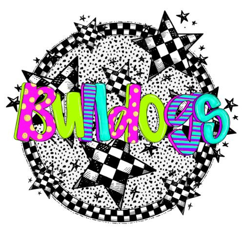 Bright Bulldogs Checkered Stars (Adult)