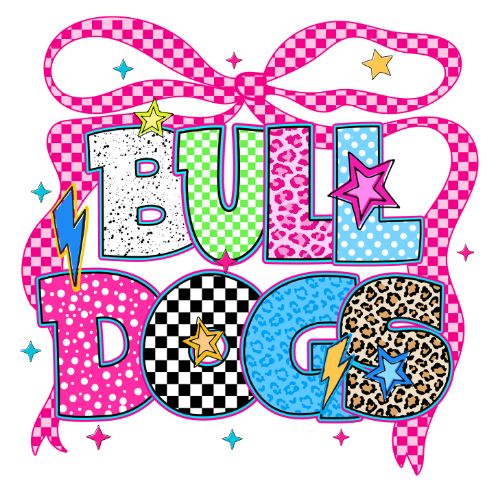 Bulldog Checkered w/Bow (Youth)
