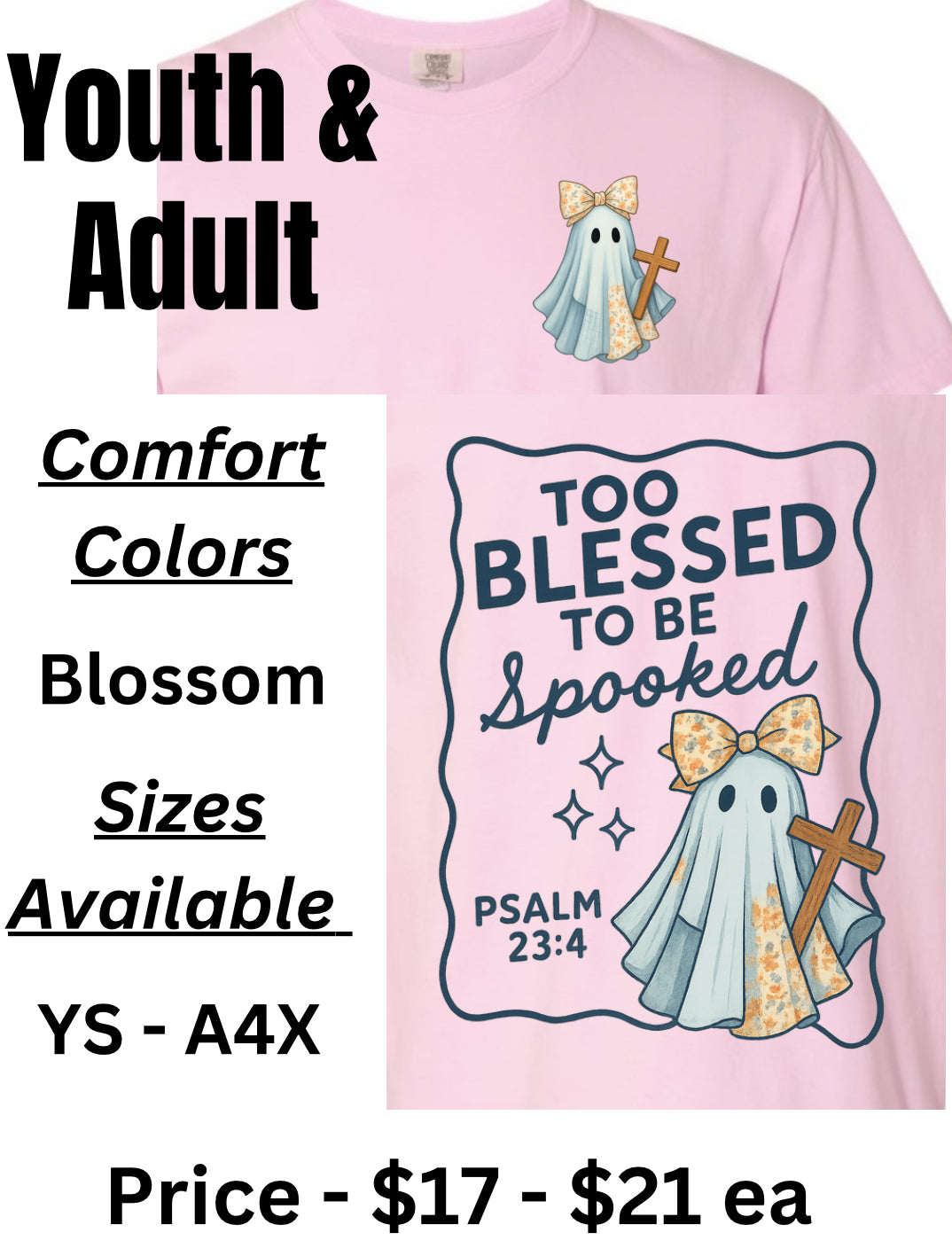 Too Blessed To Be Stressed Patchwork Ghost
