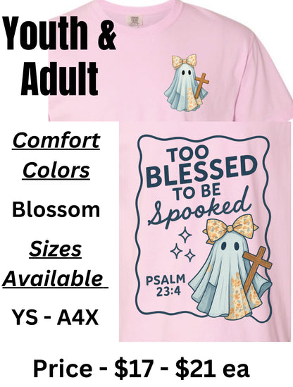 Too Blessed To Be Stressed Patchwork Ghost