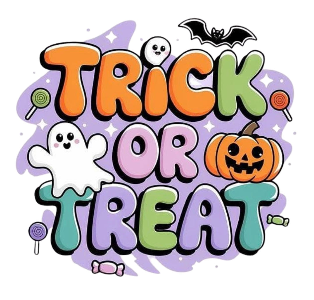 Halloween Bag Design - Trick or Treat Purple