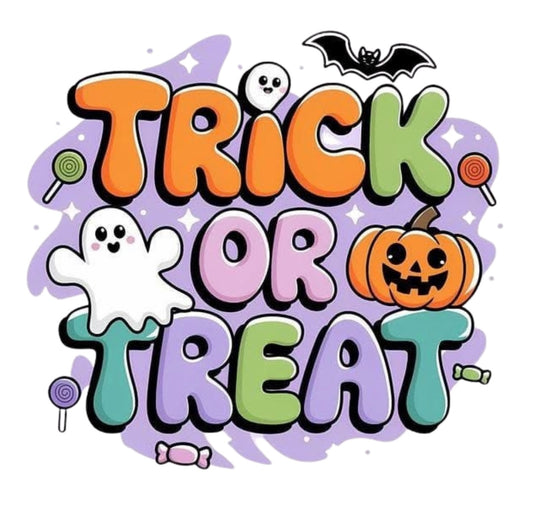 Halloween Bag Design - Trick or Treat Purple