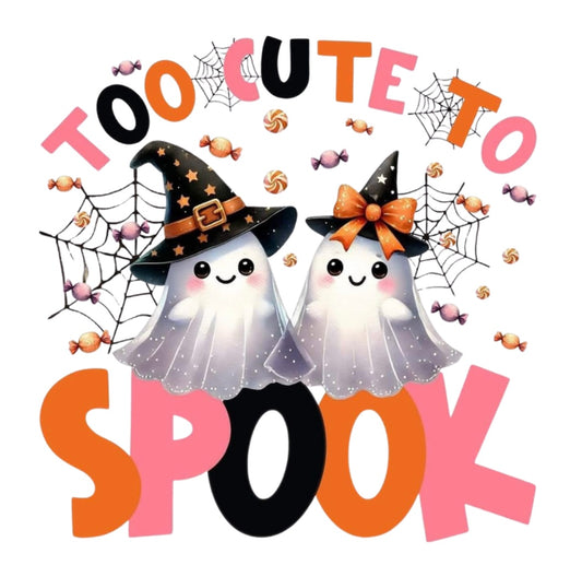 Halloween Bag Design - Too Cute To Spook Pink