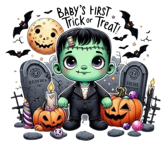 Halloween Bag Design - Baby’s 1st Halloween Frankenstein