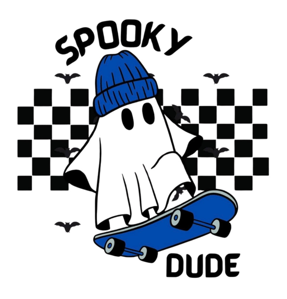 Halloween Bag Design -  Spooky Dude With Skateboard