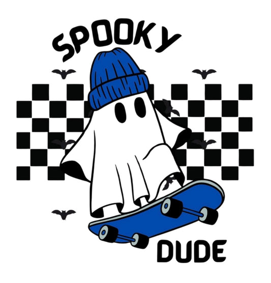 Halloween Bag Design -  Spooky Dude With Skateboard