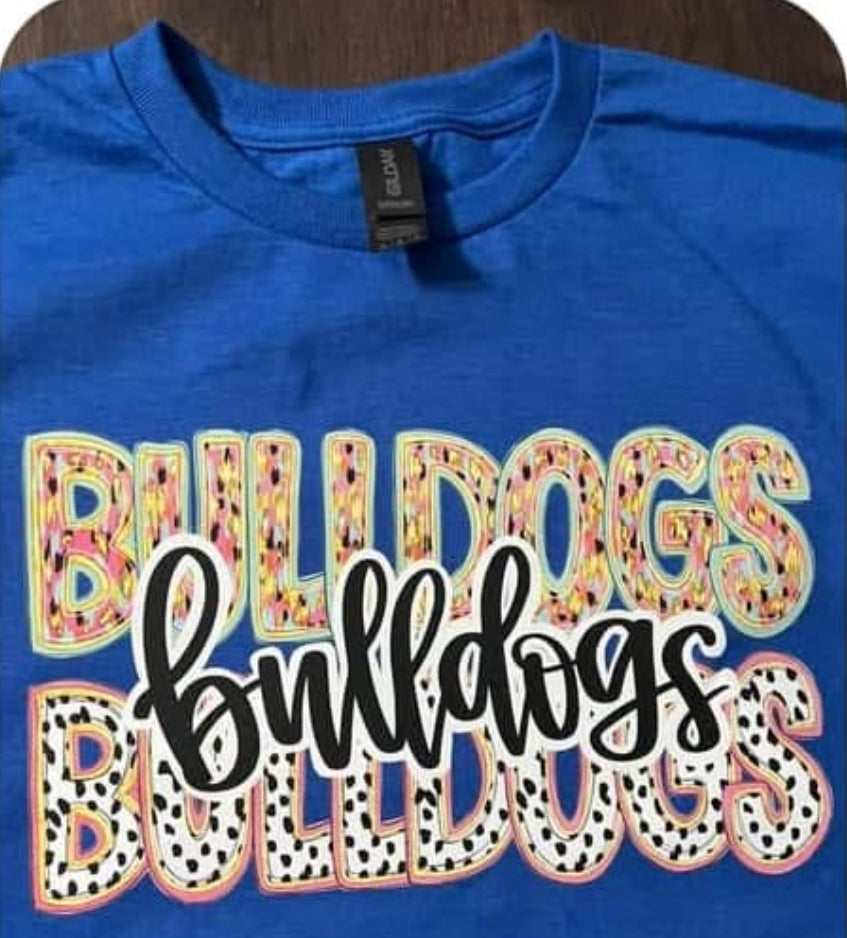 *SALE ITEM Stacked Bulldogs 3 layers