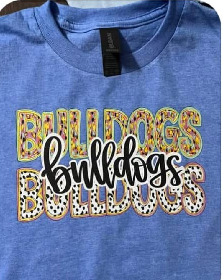 *SALE ITEM Stacked Bulldogs 3 layers
